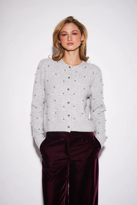 Sullivan Cardigan Sweater - Silver Bells
