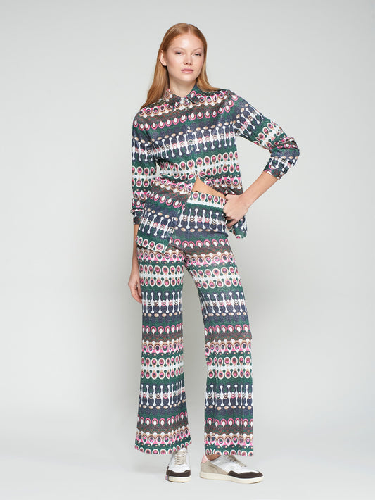 Venus Pant - Geometric Lurex