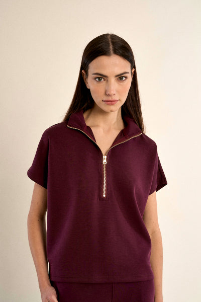 LADIES KNITTED SLEEVELESS SWEAT