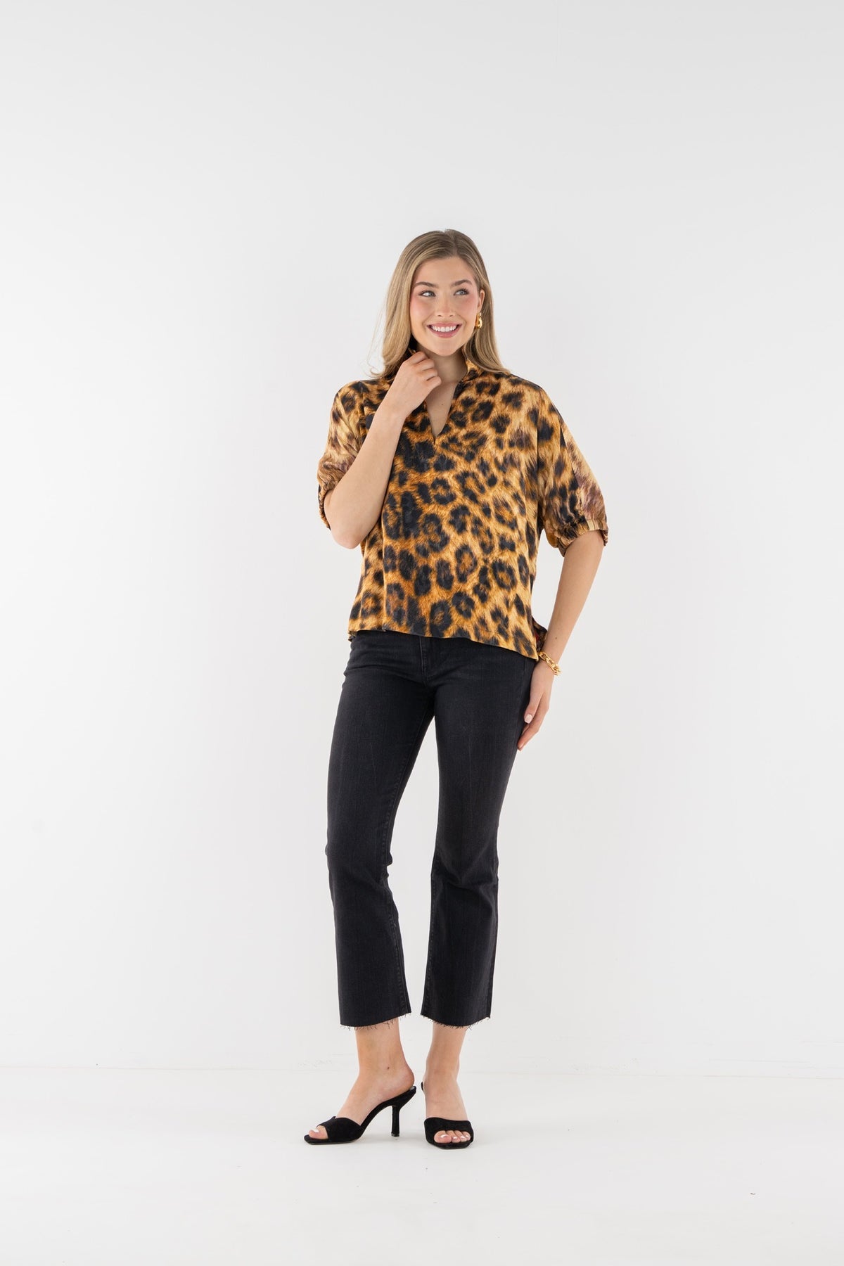 Poppy Top - Leopard