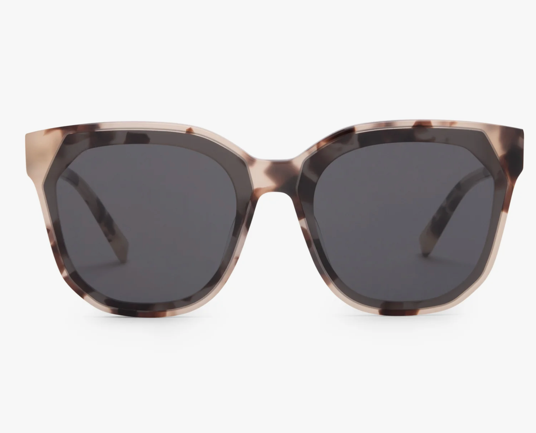 DIFF Eyewear - Gia - Cream Tortoise Grey Sunglasses